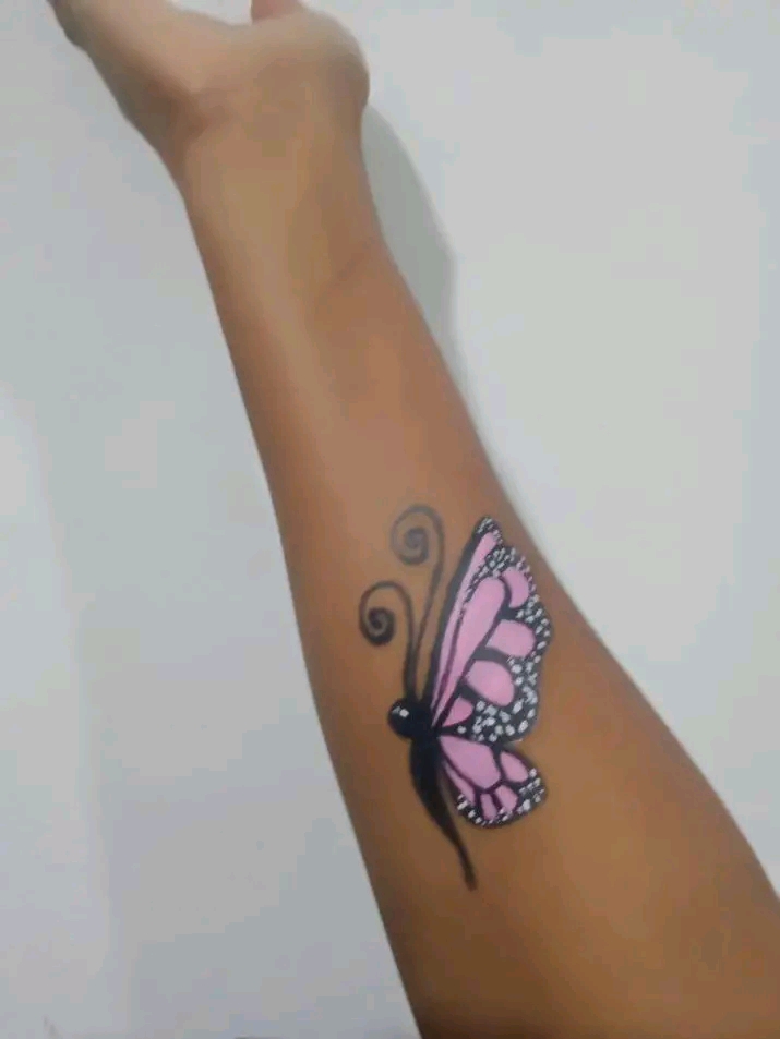 Body Art Butterfly Tattoo