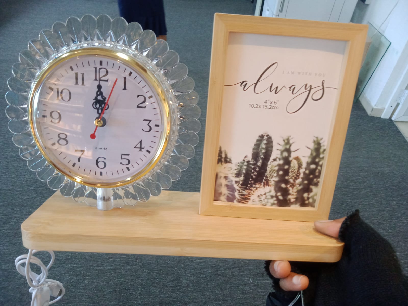 Custom Clock and Photo Frame