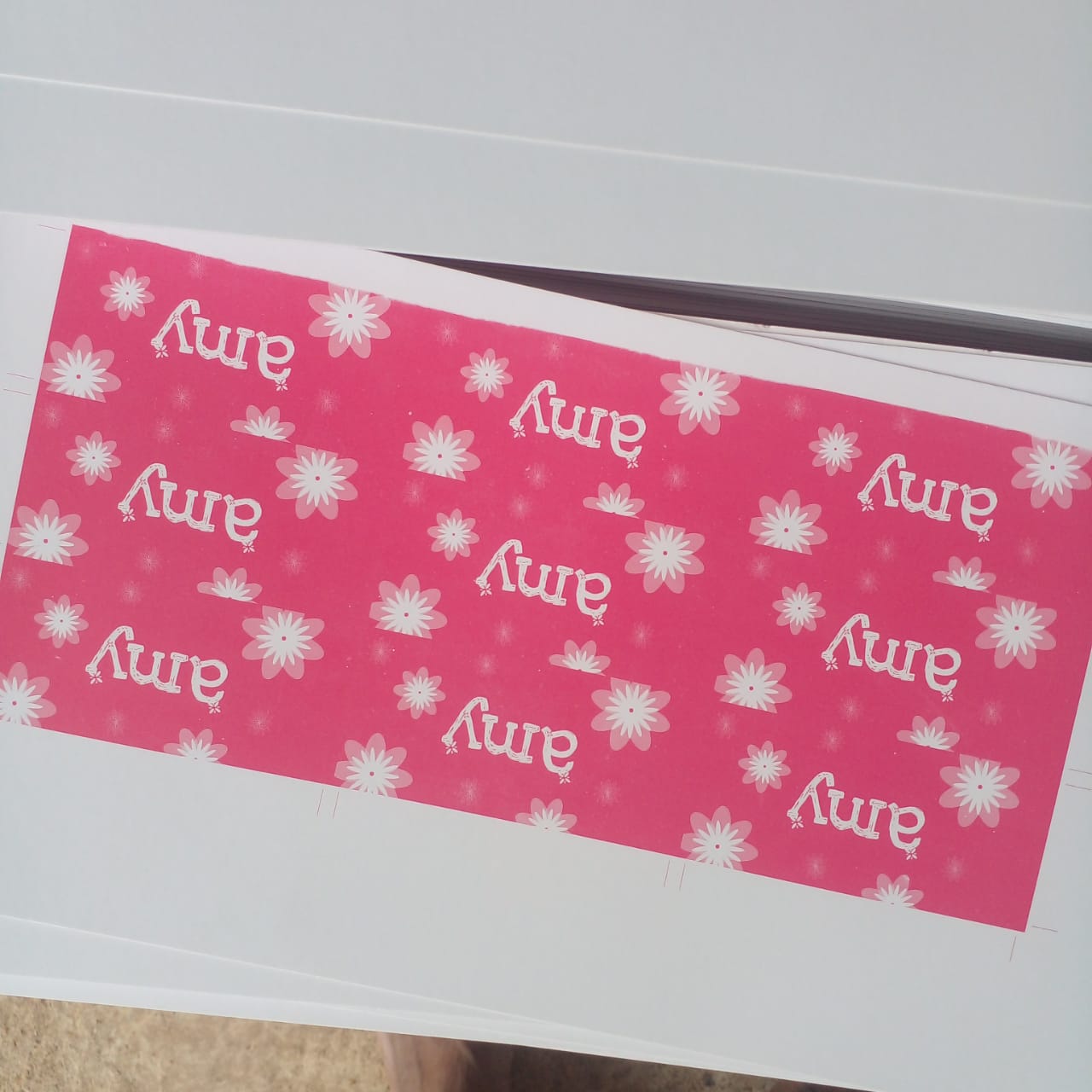 Mug Wrap Print Design