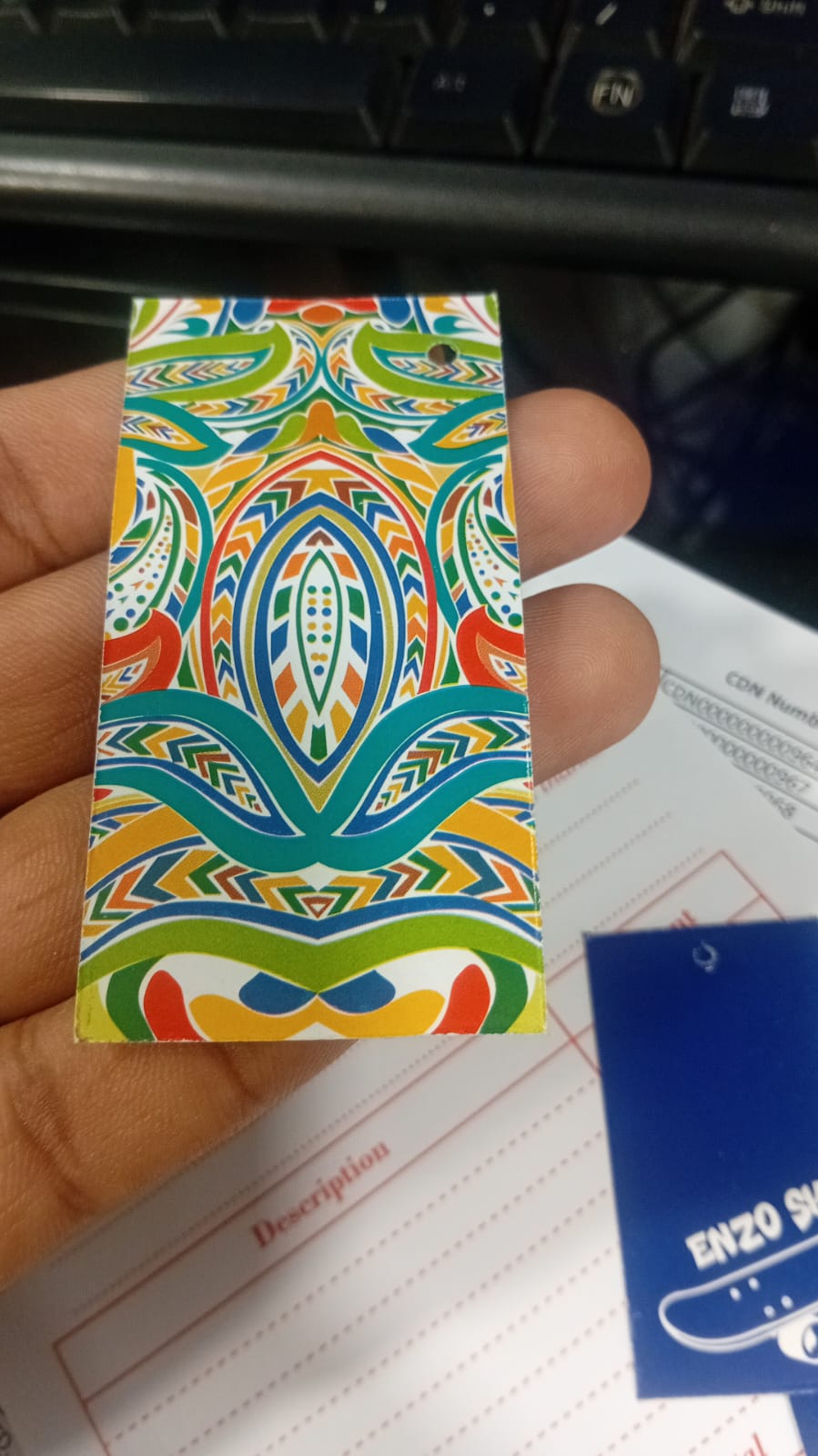 Colorful Decorative Hang Tag